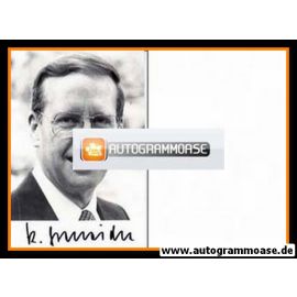 Autogramm Politik | SPD | Kurt GSCHEIDLE | 1970er Foto (Portrait SW)