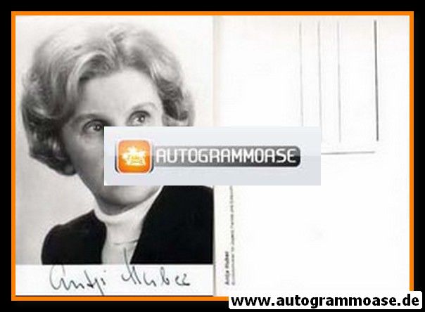 Autogramm Politik | SPD | Antje HUBER | 1970er (Portrait SW) 2