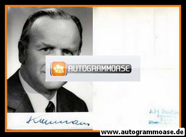 Autogramm Politik | SPD | Fritz KASSMANN | 1960er (Portrait SW)
