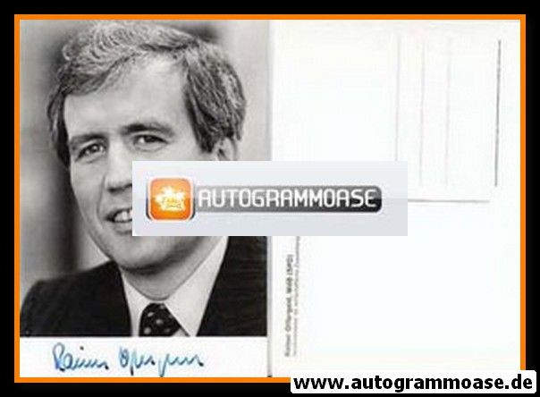 Autogramm Politik | SPD | Rainer OFFERGELD | 1970er (Portrait SW) 2