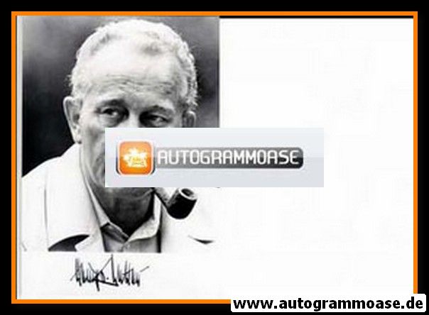 Autogramm Politik | SPD | Heinz Oskar VETTER | 1970er Foto (Portrait SW)