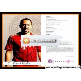 Autogramm Fussball | FC Bayern München | 2012 Druck | Franck RIBERY
