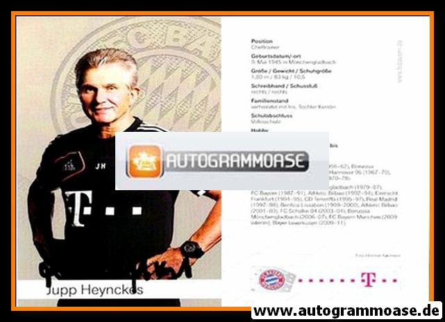 Autogramm Fussball | FC Bayern München | 2012 | Jupp HEYNCKES
