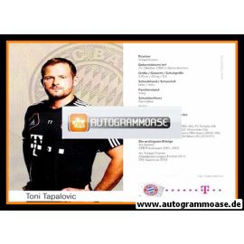 Autogramm Fussball | FC Bayern München | 2012 | Toni TAPALOVIC
