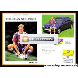 Autogramm Fussball | FC Bayern München | 1996 Druck | Christian NERLINGER