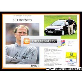 Autogramm Fussball | FC Bayern München | 1996 Druck | Uli HOENESS
