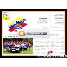 Mannschaftskarte Fussball | FC Bayern München | 1996 Opel (Klappkarte)
