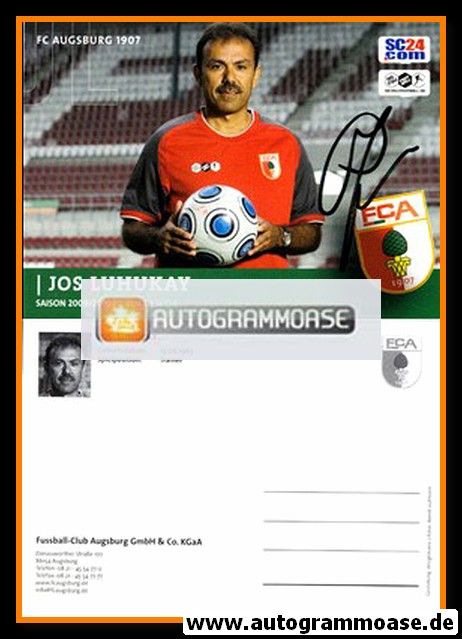 Autogramm Fussball | FC Augsburg | 2009 | Jos LUHUKAY