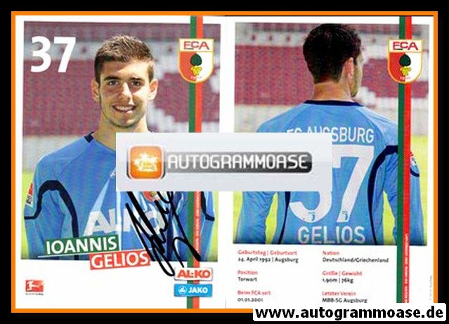 Autogramm Fussball | FC Augsburg | 2011 | Ioannis GELIOS