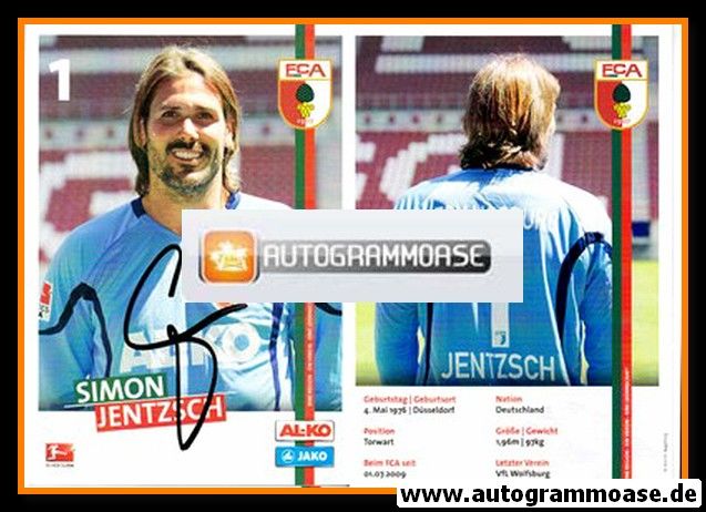 Autogramm Fussball | FC Augsburg | 2011 | Simon JENTZSCH