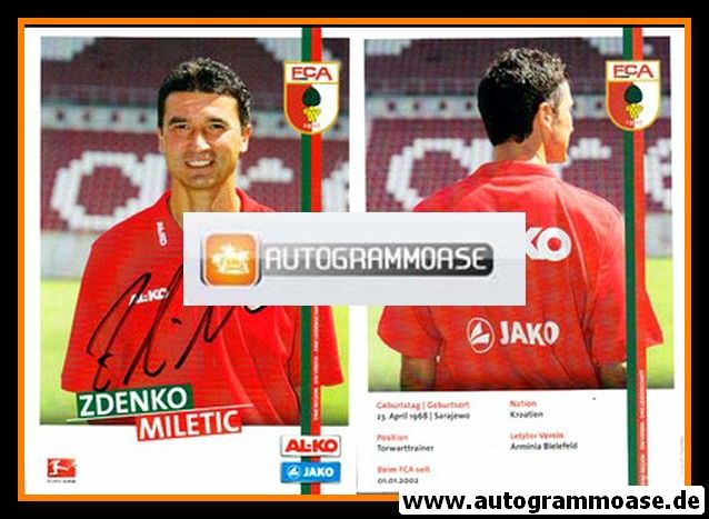 Autogramm Fussball | FC Augsburg | 2011 | Zdenko MILETIC 