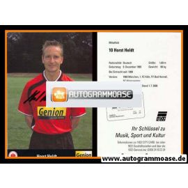 Autogramm Fussball | Eintracht Frankfurt | 2000 | Horst HELDT