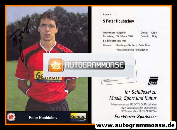 Autogramm Fussball | Eintracht Frankfurt | 2000 | Petr HOUBTCHEV