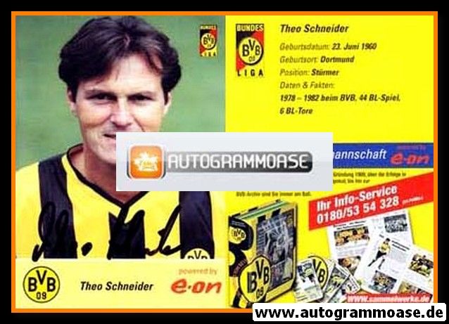 Autogramm Fussball | Borussia Dortmund | 2000er TM | Theo SCHNEIDER