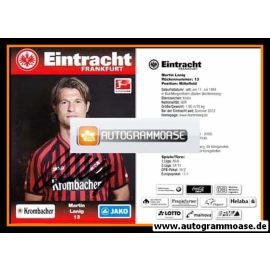 Autogramm Fussball | Eintracht Frankfurt | 2012 | Martin LANIG