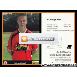 Autogramm Fussball | Eintracht Frankfurt | 2000 | Christoph PREUSS (1)