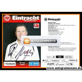Autogramm Fussball | Eintracht Frankfurt | 2012 | Reiner GEYER