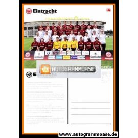 Mannschaftskarte Fussball | Eintracht Frankfurt | 2012