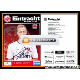 Autogramm Fussball | Eintracht Frankfurt | 2011 | Matthias LEHMANN