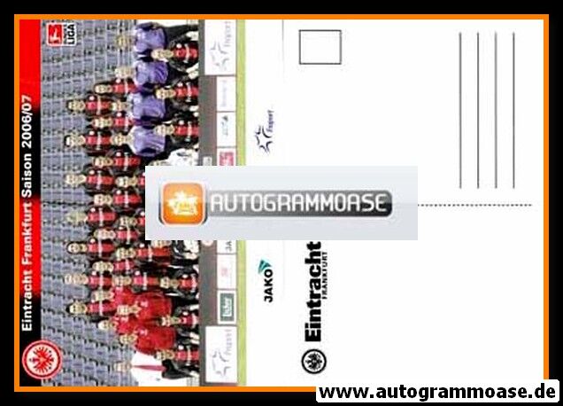 Mannschaftskarte Fussball | Eintracht Frankfurt | 2006