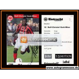 Autogramm Fussball | Eintracht Frankfurt | 2001 | Rolf-Christel GUIE-MIEN
