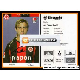 Autogramm Fussball | Eintracht Frankfurt | 2006 | Faton TOSKI
