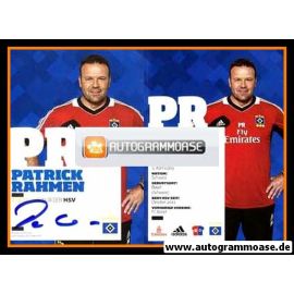 Autogramm Fussball | Hamburger SV | 2012 | Patrick RAHMEN