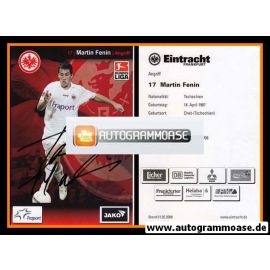Autogramm Fussball | Eintracht Frankfurt | 2007 | Martin FENIN