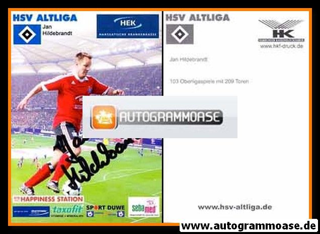 Autogramm Fussball | Hamburger SV | 2012 Altliga | Jan HILDEBRANDT