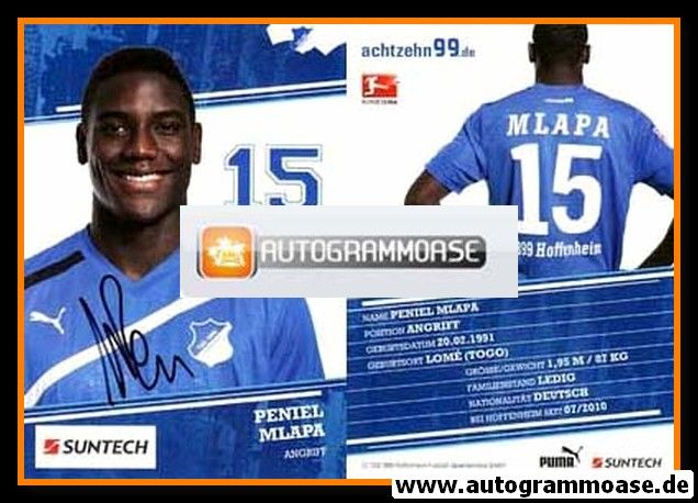 Autogramm Fussball | TSG 1899 Hoffenheim | 2011 | Peniel MLAPA