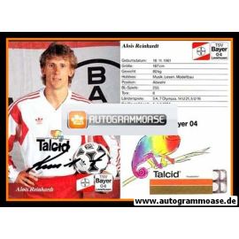 Autogramm Fussball | Bayer Leverkusen | 1991-2 | Alois REINHARDT