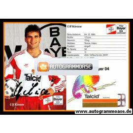 Autogramm Fussball | Bayer Leverkusen | 1991-2 | Ulf KIRSTEN