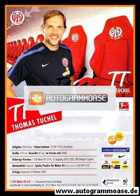 Autogramm Fussball | FSV Mainz 05 | 2011 | Thomas TUCHEL