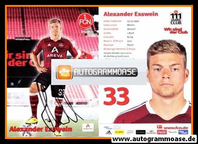 Autogramm Fussball | 1. FC Nürnberg | 2011 | Alexander ESSWEIN