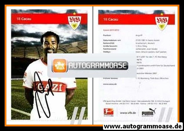 Autogramm Fussball | VfB Stuttgart | 2011 | CACAU