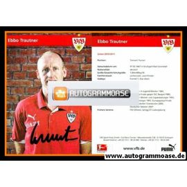 Autogramm Fussball | VfB Stuttgart | 2010 | Eberhard TRAUTNER