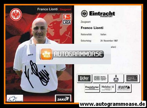 Autogramm Fussball | Eintracht Frankfurt | 2007 | Franco LIONTI