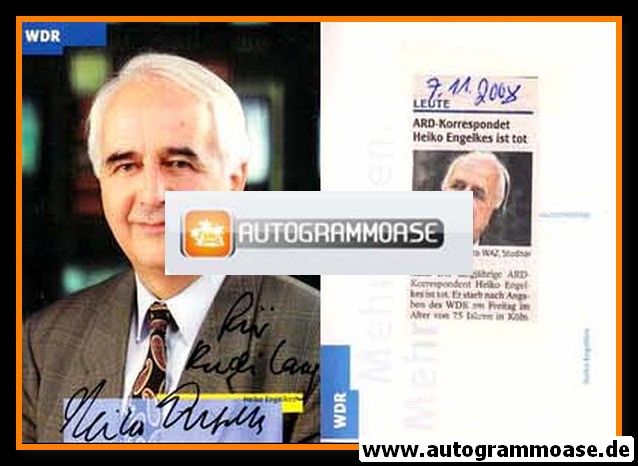 Autogramm TV | WDR | Heiko ENGELKES | 2000er (Portrait Color)