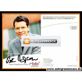 Autogramm TV | RBB | Peter WACHSMANN | 2010er "RBB Aktuell"