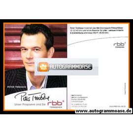 Autogramm TV | RBB | Peter TWIEHAUS | 2010er "Filmvorführer" (Ernst)