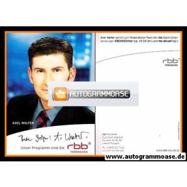 Autogramm TV | RBB | Axel WALTER | 2010er "Abendschau"