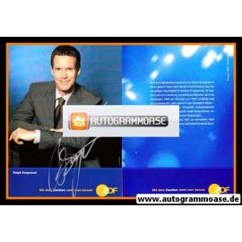Autogramm TV | ZDF | Ralph SZEPANSKI | 2000er (blaue Karte)