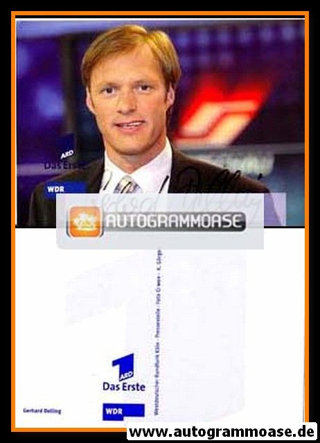 Autogramm TV | ARD | Gerhard DELLING | 2000er (Portrait Color) Görgen