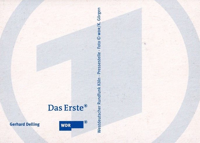 Autogramm TV | ARD | Gerhard DELLING | 2000er (Portrait Color) Görgen