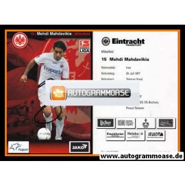 Autogramm Fussball | Eintracht Frankfurt | 2007 | Mehdi MAHDAVIKIA
