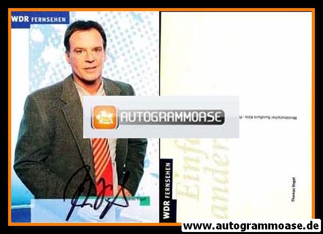 Autogramm TV | WDR | Thomas VOGEL | 2000er (Portrait Color)