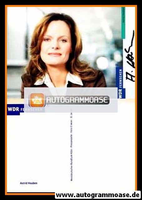 Autogramm TV | WDR | Astrid HOUBEN | 2000er (Portrait Color)