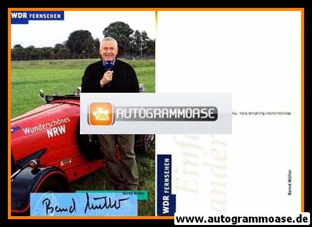 Autogramm TV | WDR | Bernd MÜLLER | 2000er "Wunderschönes NRW"