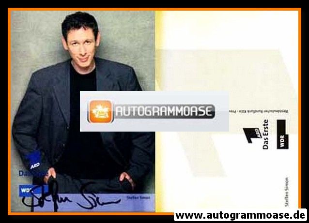Autogramm TV | ARD | Steffen SIMON | 2000er (Portrait Color)