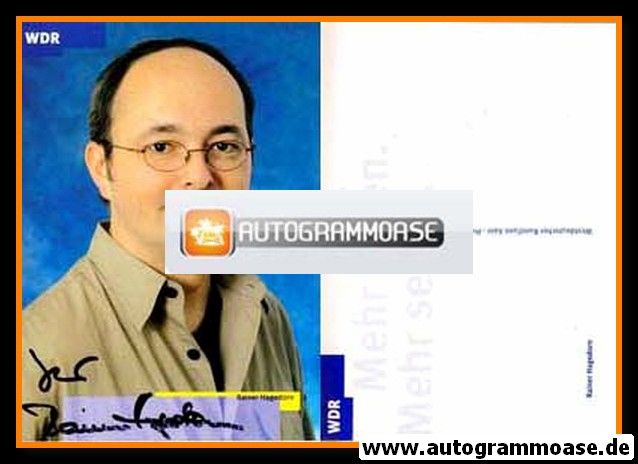 Autogramm TV | WDR | Rainer HAGEDORN | 2000er (Portrait Color)